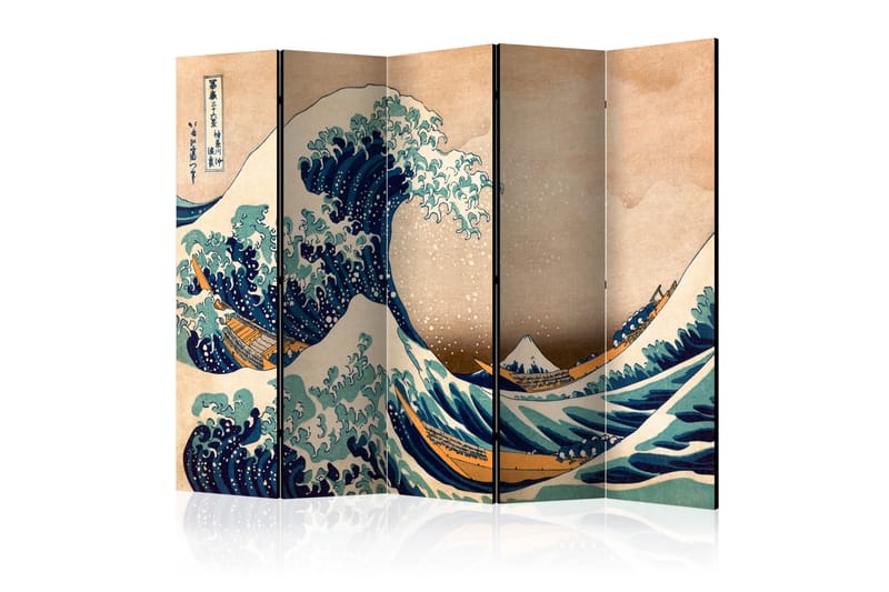 Romdeler - Hokusai The Great Wave off Kanagawa II 225x - Artgeist sp. z o. o. - Romdelere - Bretteskjerm