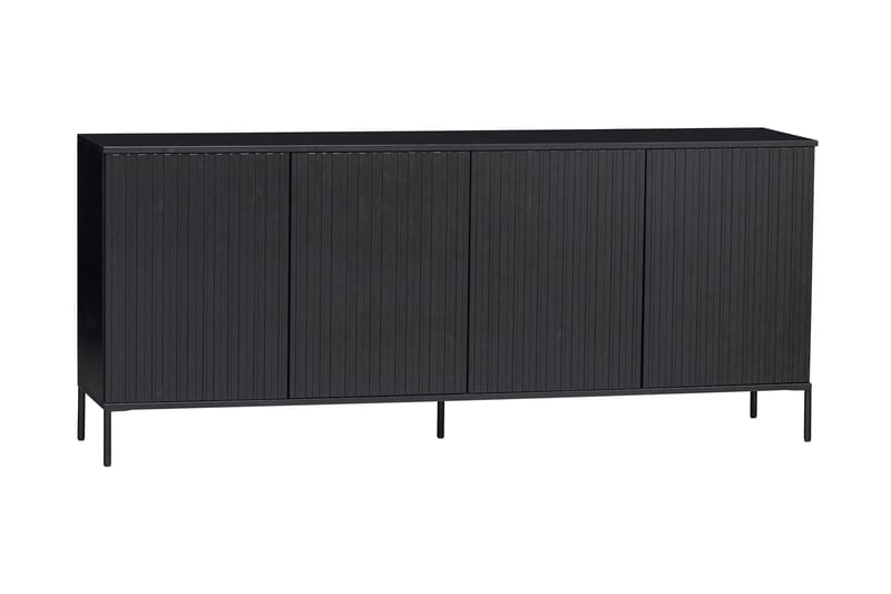 Sideboard Cherepov 44x200 cm - Svart - Sideboard & skjenk