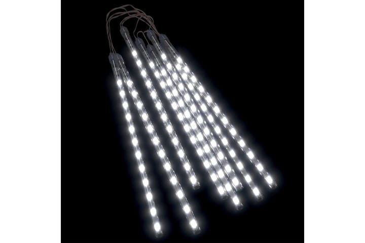 8stk Meteorlys 30 cm kaldthvite 192 LED innendørs & utendørs - Hvit - Belysning - Dekorasjonsbelysning