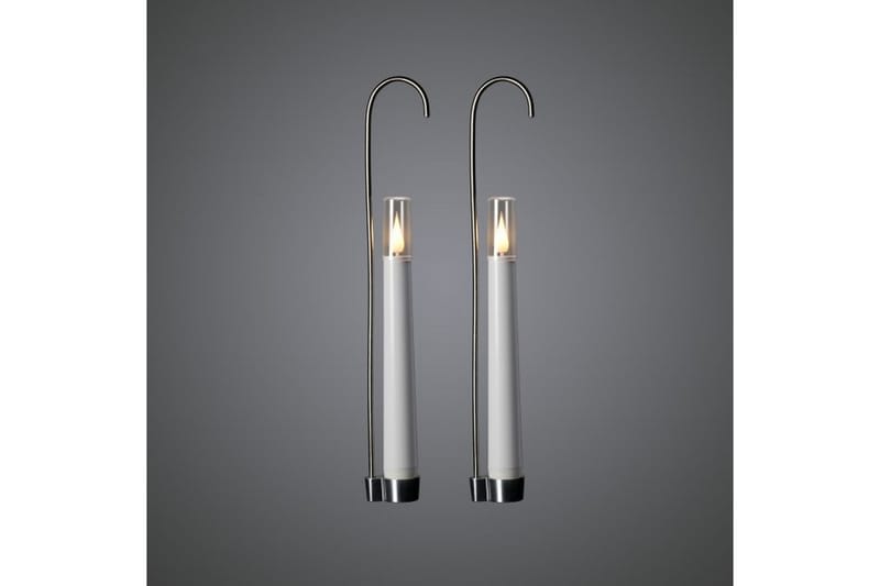 Lys 2 stk LED hengende Hvit - Konstsmide - Belysning - Dekorasjonsbelysning - Dekorativ innendørsbelysning - Batteridrevne lys