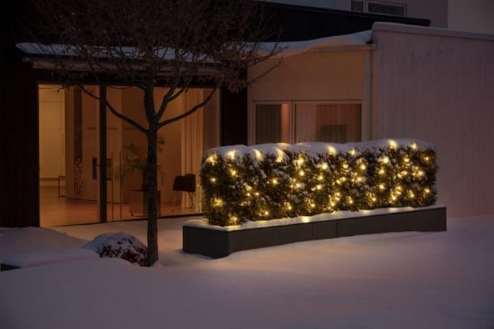 Nett 120 varmhvit LED 2,5x1,5m Svart - Konstsmide - Belysning - Dekorasjonsbelysning - Dekorativ utendørsbelysning - Lysnett
