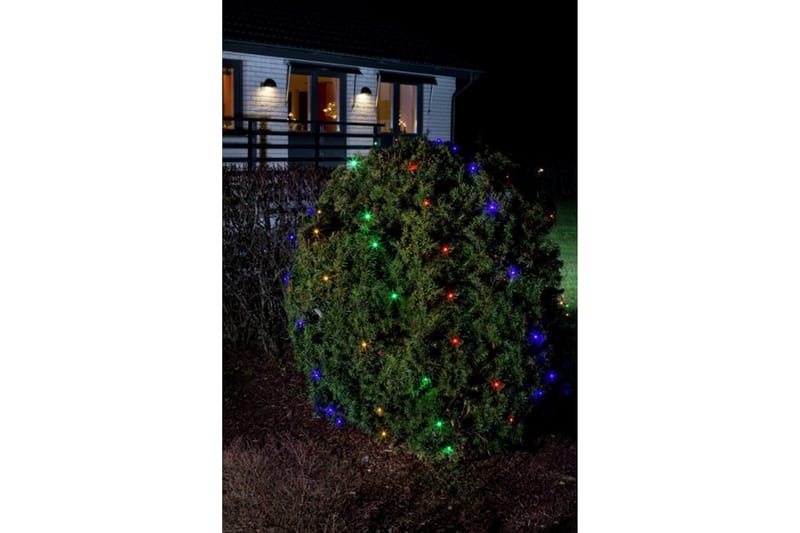 Nett 64 LED 2x2m Svart - Konstsmide - Belysning - Dekorasjonsbelysning - Dekorativ utendørsbelysning - Lysnett