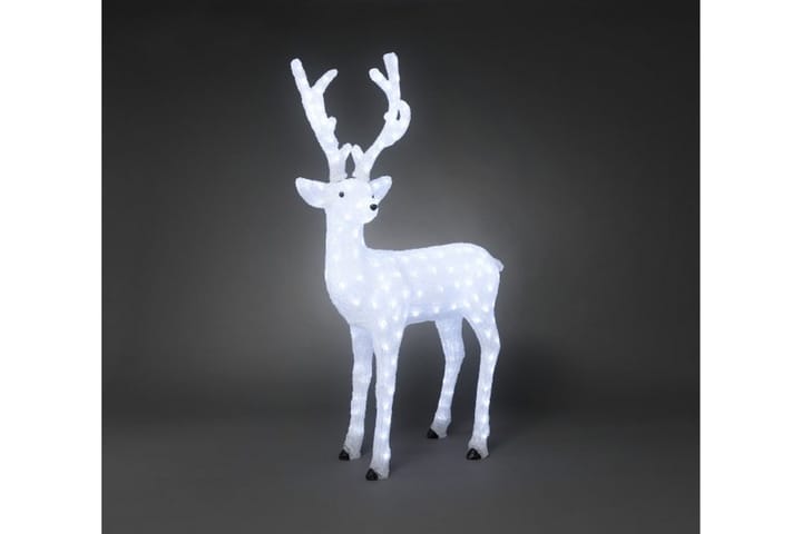 Rein akryl hvite LED 130 cm Transparent - Konstsmide - Belysning - Dekorasjonsbelysning