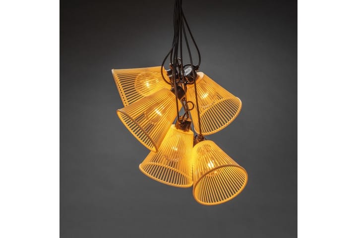 Startsett E27 10 amber LED Svart - Konstsmide - Belysning - Dekorasjonsbelysning - Dekorativ innendørsbelysning - Lysslynge innendørs