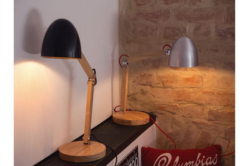 Skrivebordslampe Veleka 62 cm - Sølv - Belysning - Innendørsbelysning & Lamper - Bordlampe - Skrivebordslampe & kontorlampe