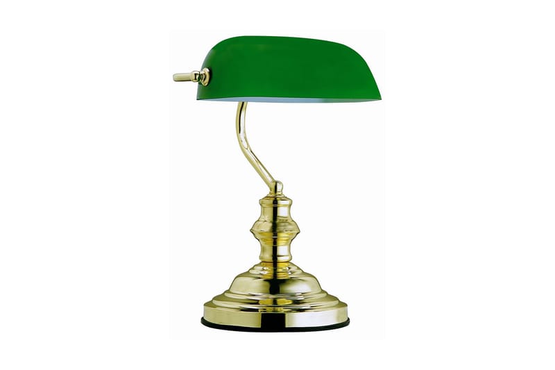 Banklampe Antique 21 cm Messing/Gull - Globo Lighting - Belysning - Innendørsbelysning & Lamper - Bordlampe