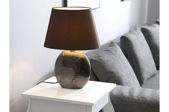 Bordlampe Argun 20 cm - Brun - Belysning - Innendørsbelysning & Lamper - Soveromslampe - Sengelamper - Nattbordslampe stående