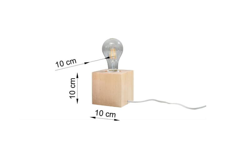Bordlampe Ariz Natur - Sollux Lighting - Belysning - Innendørsbelysning & Lamper - Bordlampe