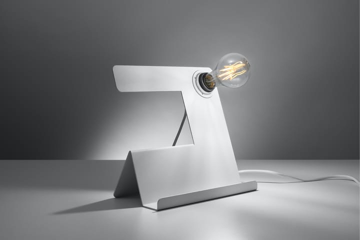 Bordlampe Incline Hvit - Sollux Lighting - Belysning - Innendørsbelysning & Lamper - Bordlampe