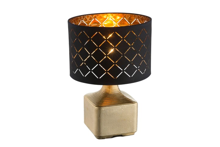 Bordlampe Mirauea Gull / Svart - Globo Lighting - Belysning - Innendørsbelysning & Lamper - Bordlampe