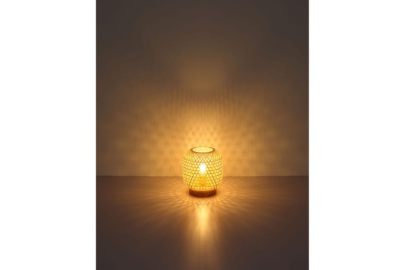 Bordlampe Mirena Round Nature - Globo Lighting - Belysning - Innendørsbelysning & Lamper - Bordlampe