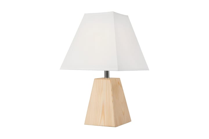 Bordlampe Nelek - Hvit|Natur - Belysning - Innendørsbelysning & Lamper - Bordlampe