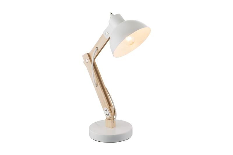 Bordlampe Tongariro Hvit/ Naturlig - Globo Lighting - Belysning - Innendørsbelysning & Lamper - Soveromslampe - Sengelamper - Nattbordslampe stående