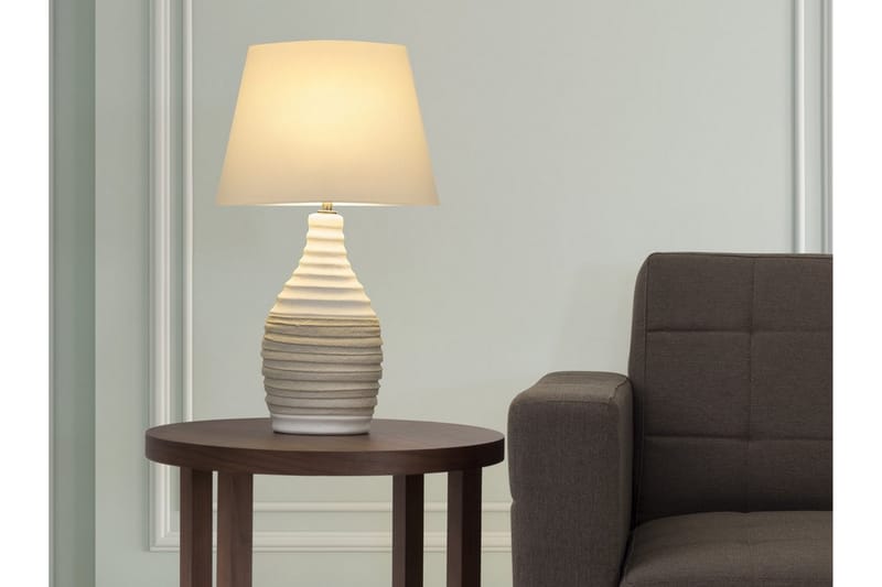 Bordlampe Tormes 33 cm - Hvit - Belysning - Innendørsbelysning & Lamper - Vinduslampe