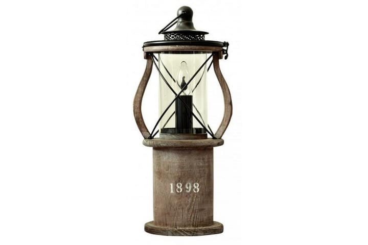 Lykt 1898 21 cm Rund Brun - Cotex - Belysning - Innendørsbelysning & Lamper - Vinduslampe - Vinduslampe på fot