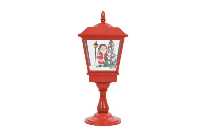 Sokkellampe julemotiv med julenisse 64 cm LED - Rød - Belysning - Innendørsbelysning & Lamper - Vinduslampe