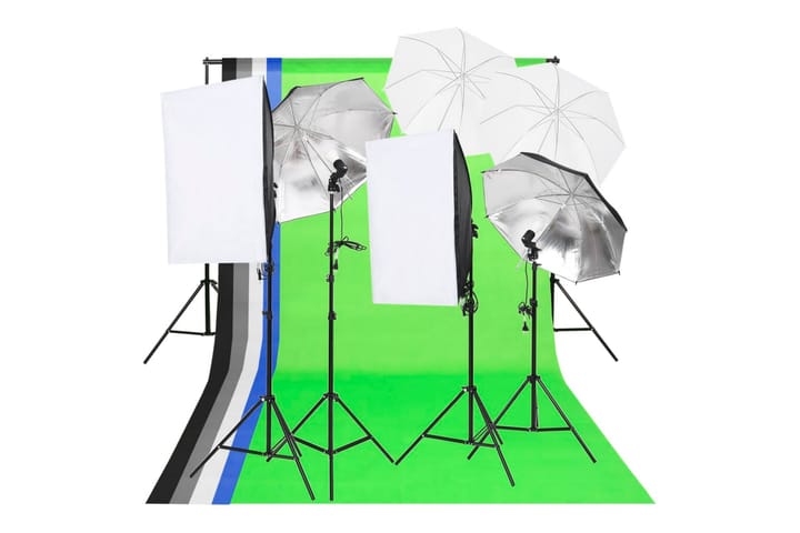 Lyssett for fotostudio - Hvit - Belysning - Innendørsbelysning & Lamper - Fotobelysning & studiobelysning