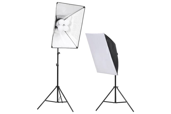 Studiobelysningssett med softbokser - Belysning - Innendørsbelysning & Lamper - Fotobelysning & studiobelysning