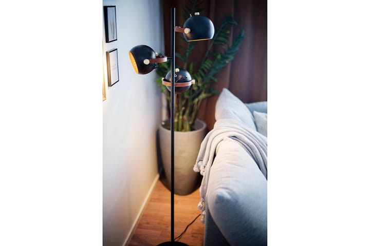 Aneta Tori Gulvlampe 152 cm - Aneta Lighting - Belysning - Innendørsbelysning & Lamper - Gulvlampe - Trearmet gulvlampe
