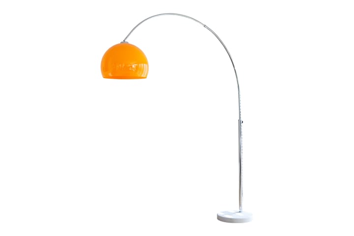 Buelampe 208 cm Oransje - Belysning - Innendørsbelysning & Lamper - Gulvlampe