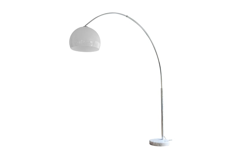 Buelampe 230 cm hvit/plast - Belysning - Innendørsbelysning & Lamper - Gulvlampe