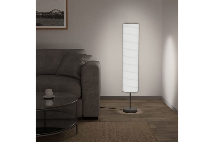 Gulvlampe med stativ 121 cm hvit E27 - Belysning - Innendørsbelysning & Lamper - Designerlampe - Rislampe