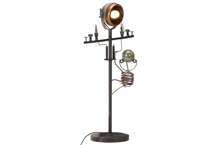 Gulvlampe med vaktmester-design - Svart - Belysning - Innendørsbelysning & Lamper - Gulvlampe