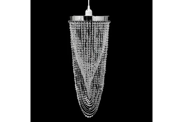 Taklampe/lysekrone crystal 22 x 58 cm - Gjennomsiktig - Belysning - Innendørsbelysning & Lamper - Taklampe - Krystallkrone & takkrone