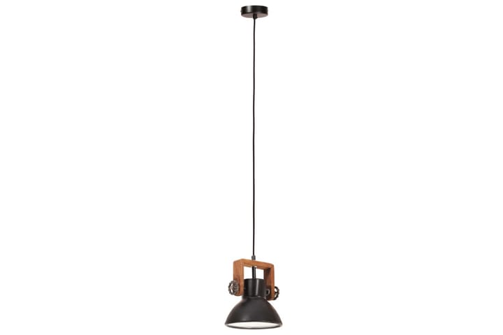 Industriell hengelampe 25 W matt svart rund 19 cm E27 - Svart - Belysning - Innendørsbelysning & Lamper - Taklampe