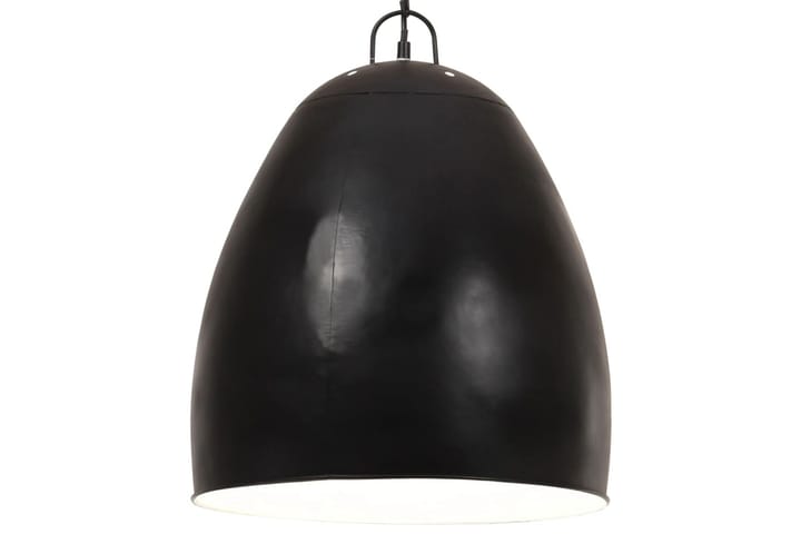 Industriell hengelampe 25 W matt svart rund 42 cm E27 - Svart - Belysning - Innendørsbelysning & Lamper - Taklampe