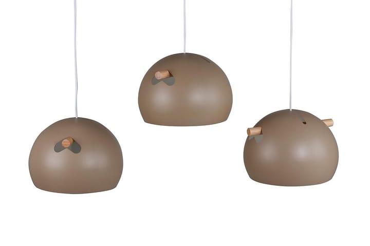Pendellampe Peseux Dimbar LED Stor Brun - Belysning - Innendørsbelysning & Lamper - Taklampe - Kjøkkenlampe & taklampe kjøkken