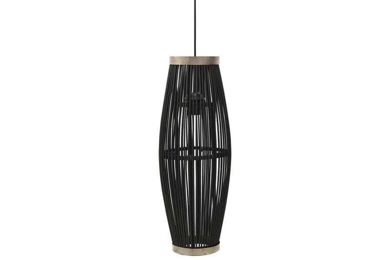 Pendellampe svart selje 40 W 27x68 cm oval E27 - Belysning - Innendørsbelysning & Lamper - Taklampe