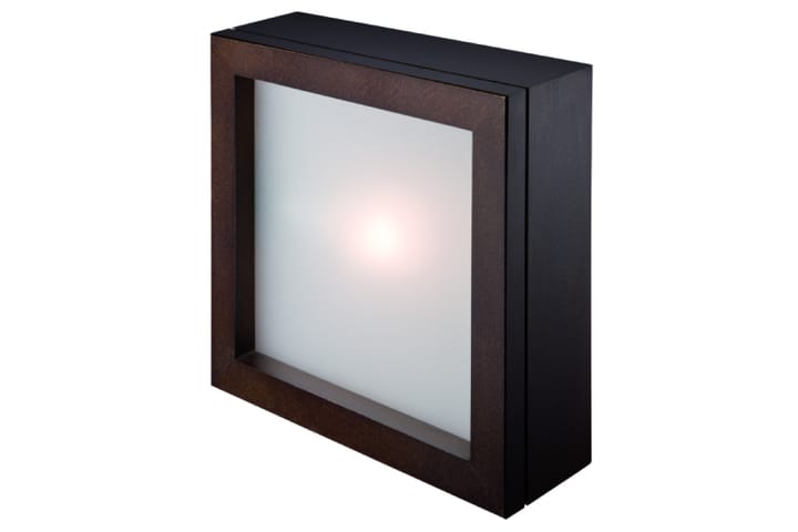 Plafond Alarico 25x25 cm - Wenge - Belysning - Innendørsbelysning & Lamper - Taklampe