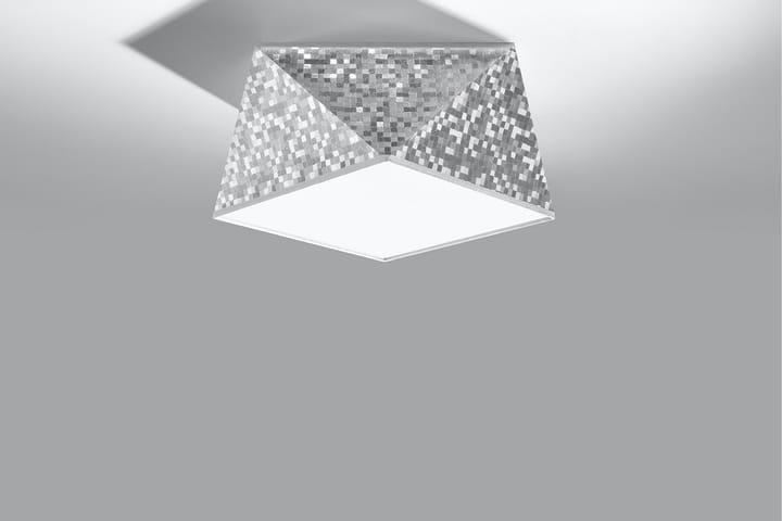 Plafond Hexa 30X30 cm Sølv - Sollux Lighting - Belysning - Innendørsbelysning & Lamper - Taklampe