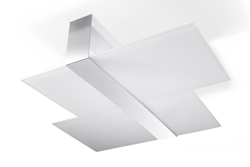 Plafond Massimo Hvit/Krom - Sollux Lighting - Belysning - Innendørsbelysning & Lamper - Plafond