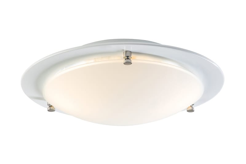 Plafondlampe Cirklo 30 cm Blank/Hvit/Glass - Belid - Belysning - Innendørsbelysning & Lamper - Taklampe