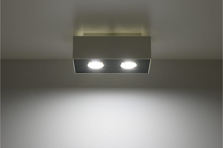 Spotlight Mono 2 Pærer Hvit/Svart - Sollux Lighting - Belysning - Innendørsbelysning & Lamper - Taklampe