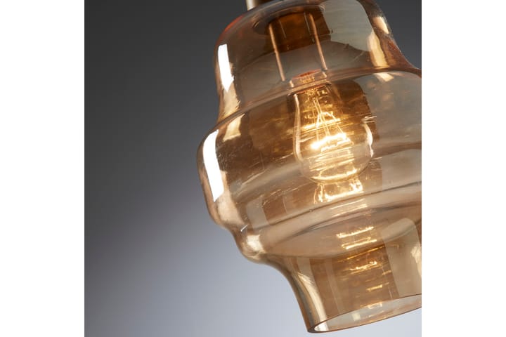 Taklampe Clemen Glass 23/23 cm - Oransje - Belysning - Innendørsbelysning & Lamper - Taklampe