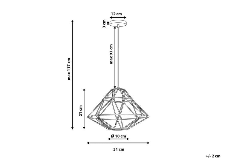 Taklampe Guam 31 cm - Kobber - Belysning - Innendørsbelysning & Lamper - Taklampe