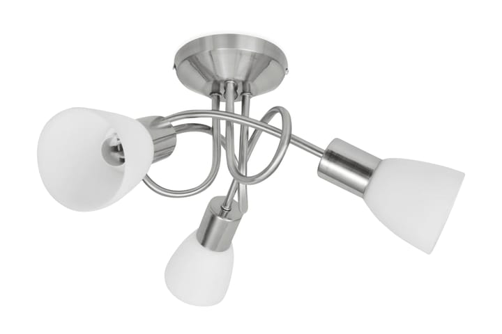 Taklampe med glasskuler for 3 lys - Hvit - Belysning - Innendørsbelysning & Lamper - Plafond
