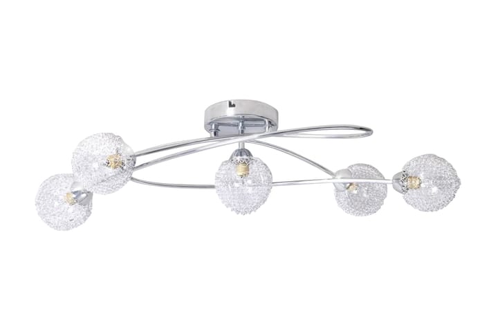 Taklampe med nettingskjermer for 5 G9-lyspӕrer - Gjennomsiktig - Belysning - Innendørsbelysning & Lamper - Taklampe - Takplafond