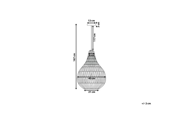 Taklampe Molopo 40 cm - Beige - Belysning - Innendørsbelysning & Lamper - Taklampe