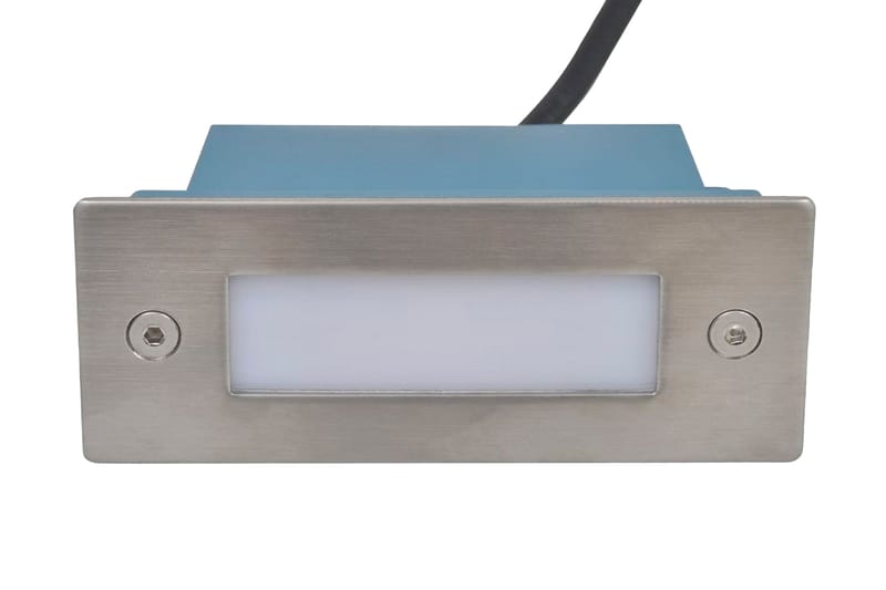 2 LED Innfelt trappelys 44 x 111 x 56 mm - Sølv - Belysning - Innendørsbelysning & Lamper - Trappebelysning