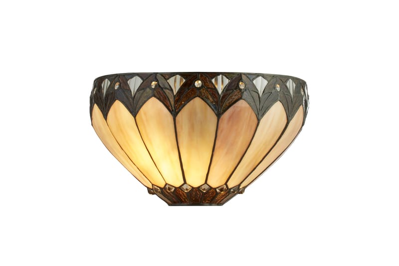 Searchlight Pearl Tiffanylampe - Belysning - Innendørsbelysning & Lamper - Vegglampe