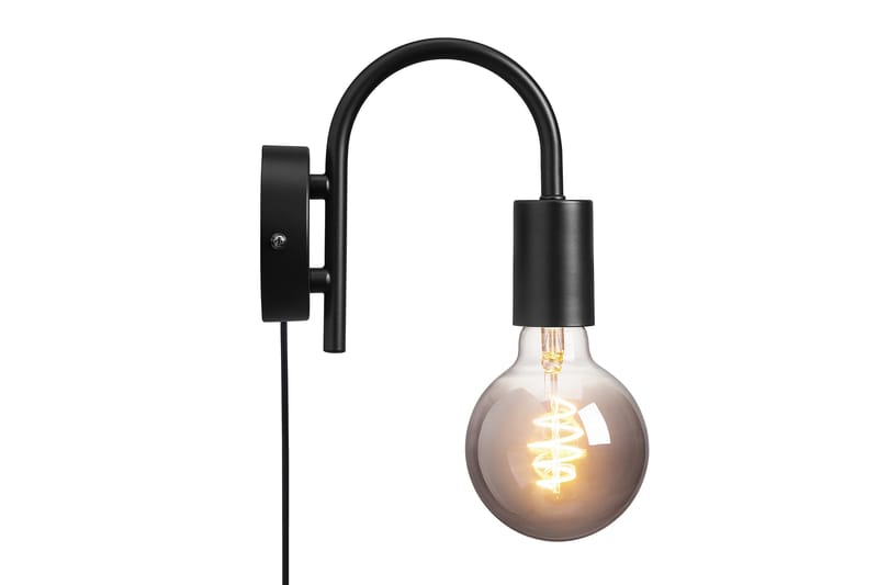 Vegglampe Paco med Arm Svart - NORDLUX - Belysning - Innendørsbelysning & Lamper - Vegglampe