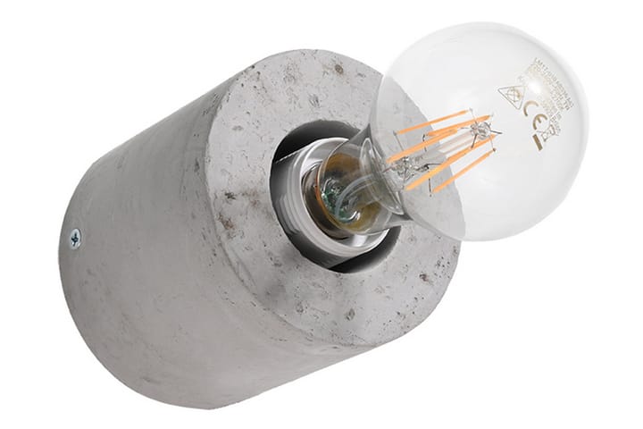 Vegglampe Salgado Betonggrå - Sollux Lighting - Belysning - Innendørsbelysning & Lamper - Vegglampe