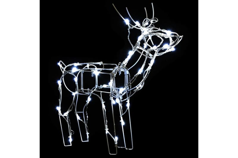 Julelys dekorasjon reinsdyr 3 deler 229 LEDs - Hvit - Belysning - Julebelysning - Julebelysning utendørs