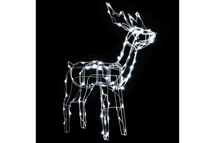 Julelys dekorasjon reinsdyr 3 deler 229 LEDs - Hvit - Belysning - Julebelysning - Julebelysning utendørs