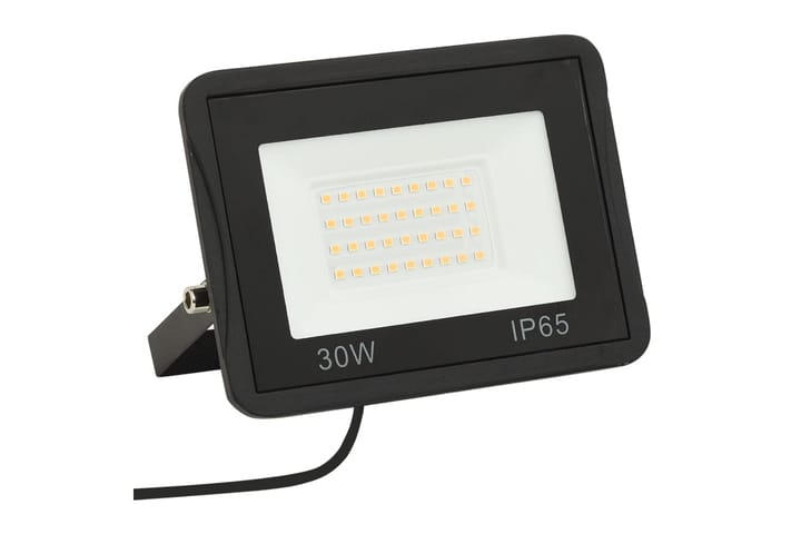 LED-flomlys 2 stk 30 W varmhvit - Svart - Belysning - Utendørsbelysning - Fasadebelysning