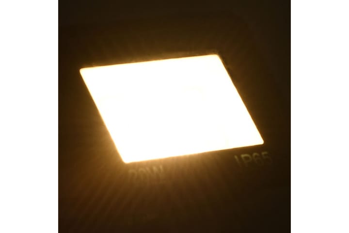 LED-flomlys 20 W varmhvit - Svart - Belysning - Utendørsbelysning - Fasadebelysning